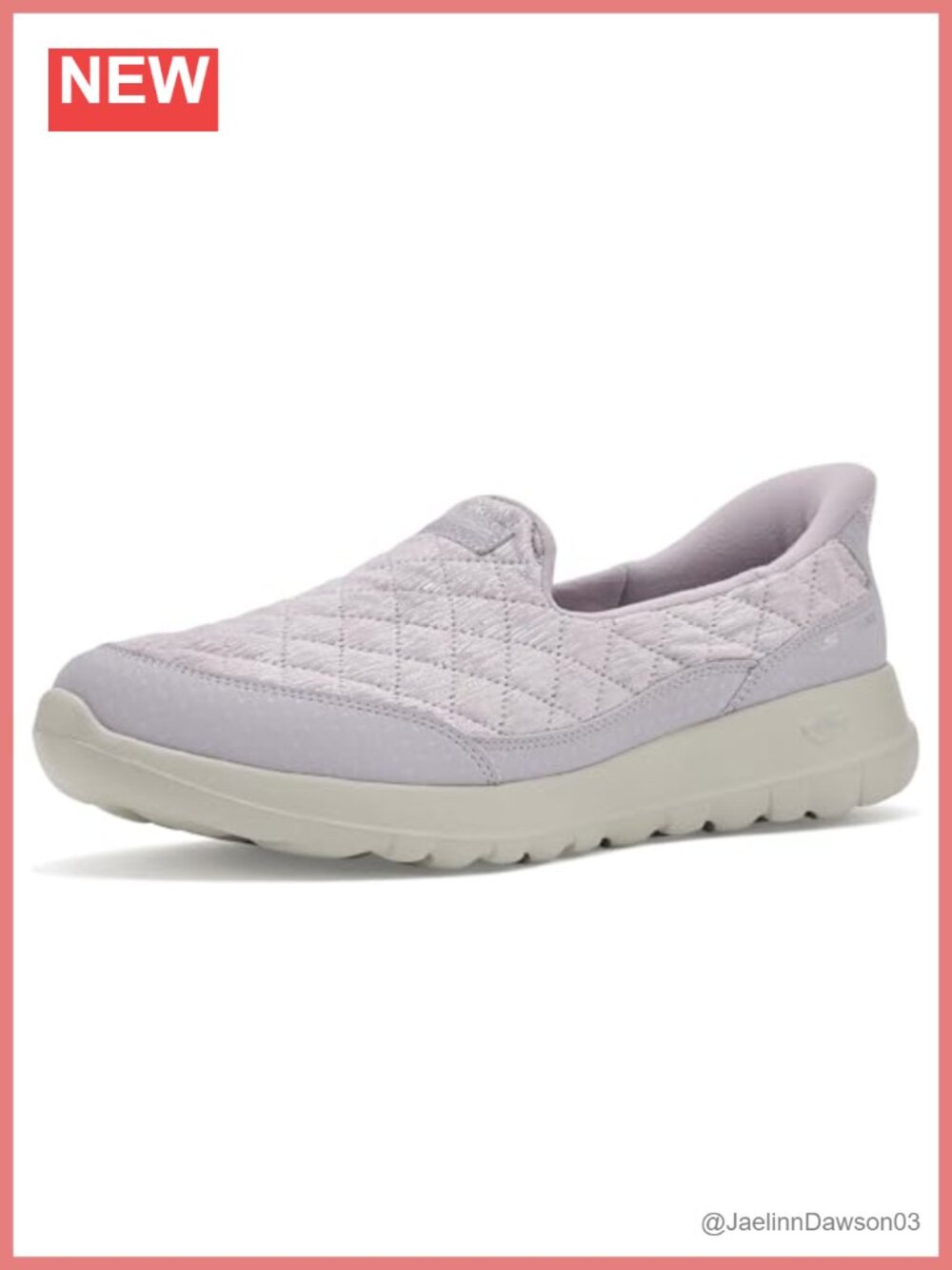 Women's Slip-On Walking Shoes - Cushioned Comfort Athletic Sneaker